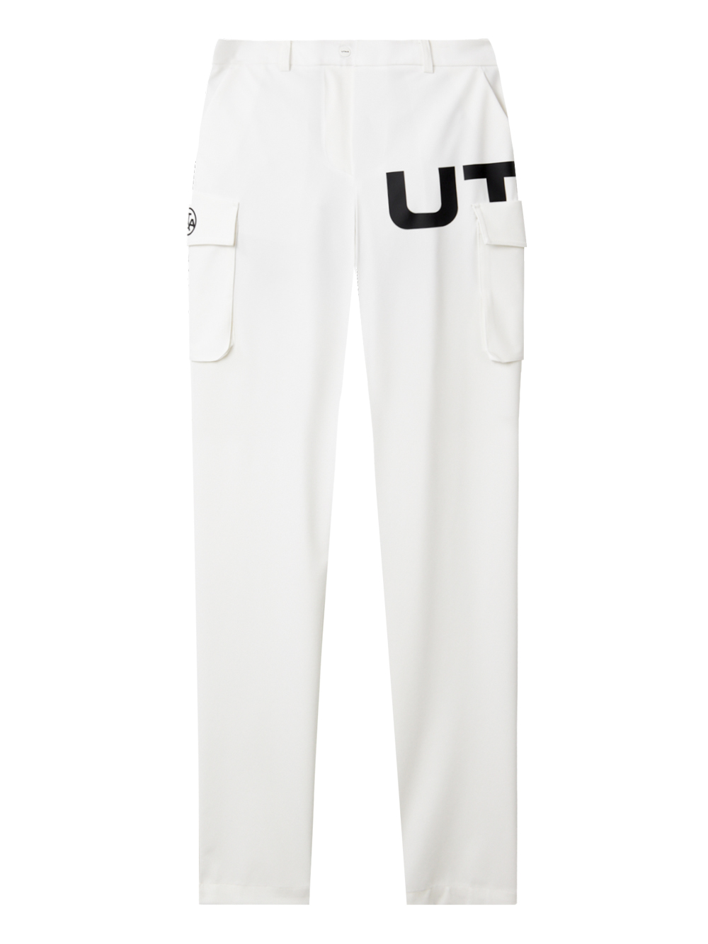 UTAA Bold Logo Pocket Pants : Women&#039;s White (UC2PTF290WH)