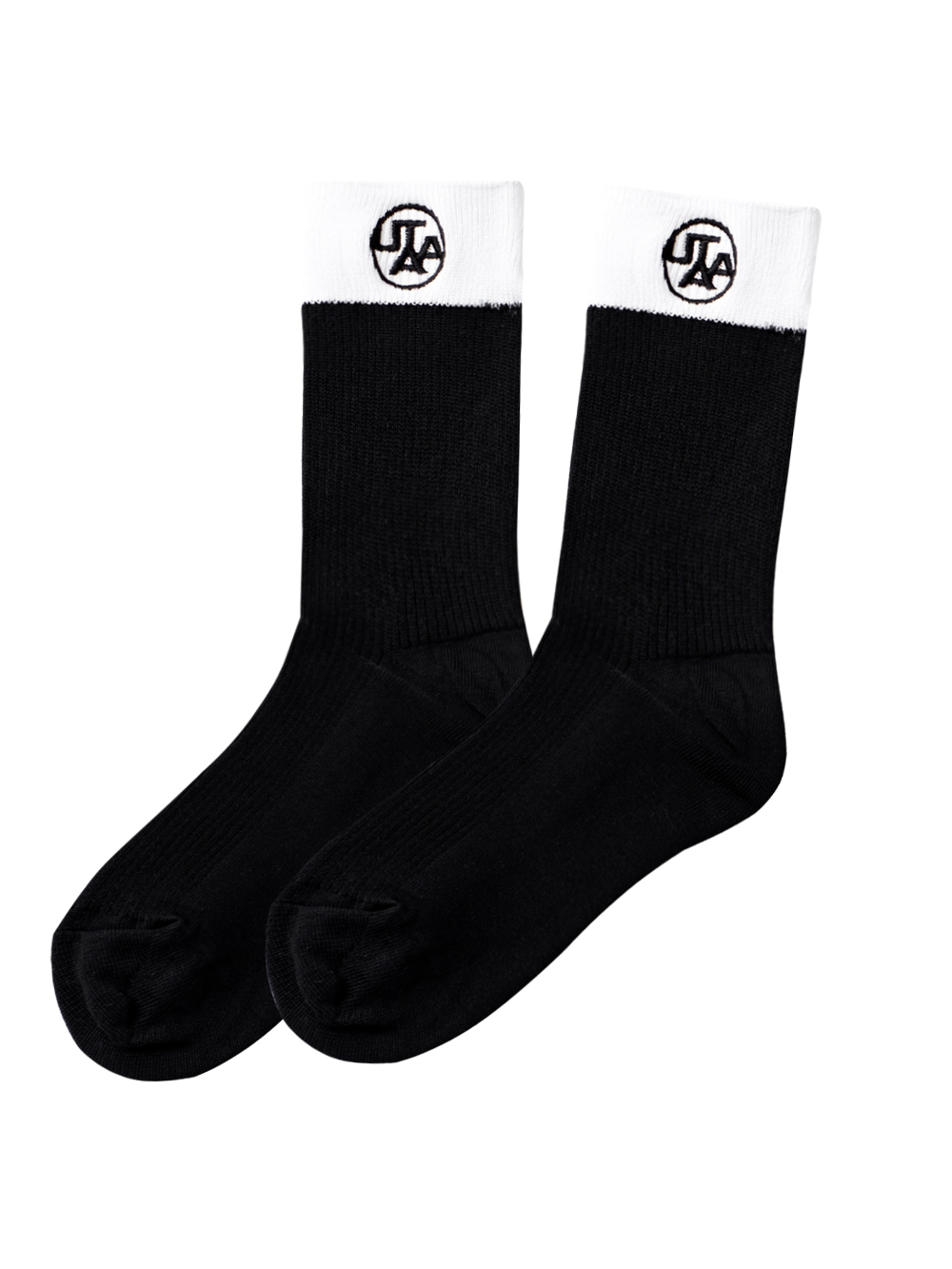 UTAA Symbol Color Socks : Women&#039;s Black (UD0GSF163BK)