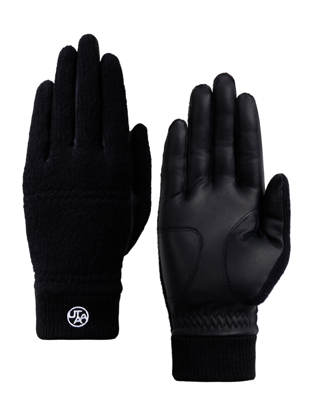 UTAA Mild Knit Golf Glove : Men&#039;s Black(UC4GVM626BK)