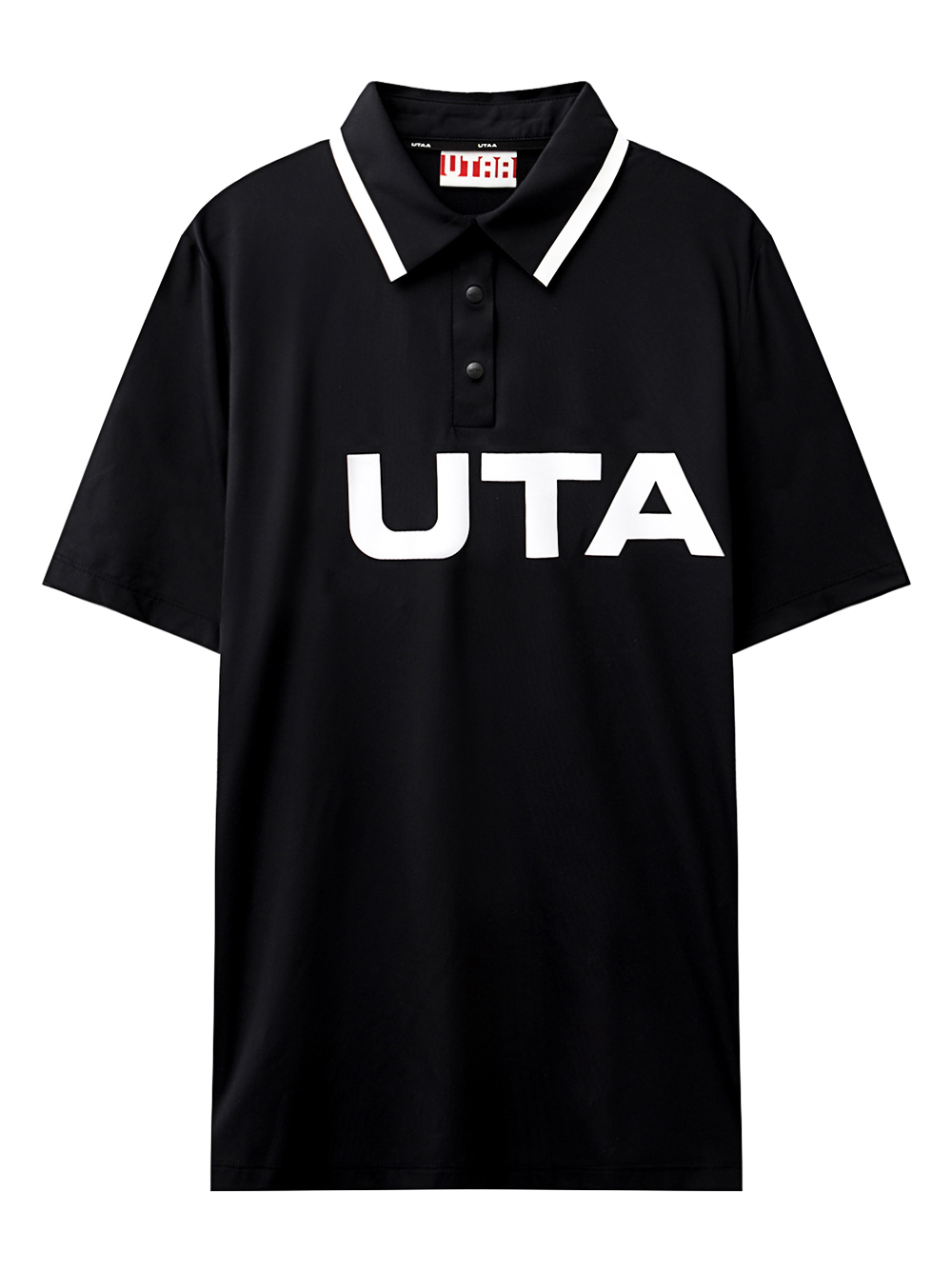 UTAA Daybreak Line PK T-Shirt : Men&#039;s Black (UD2TSM284BK)