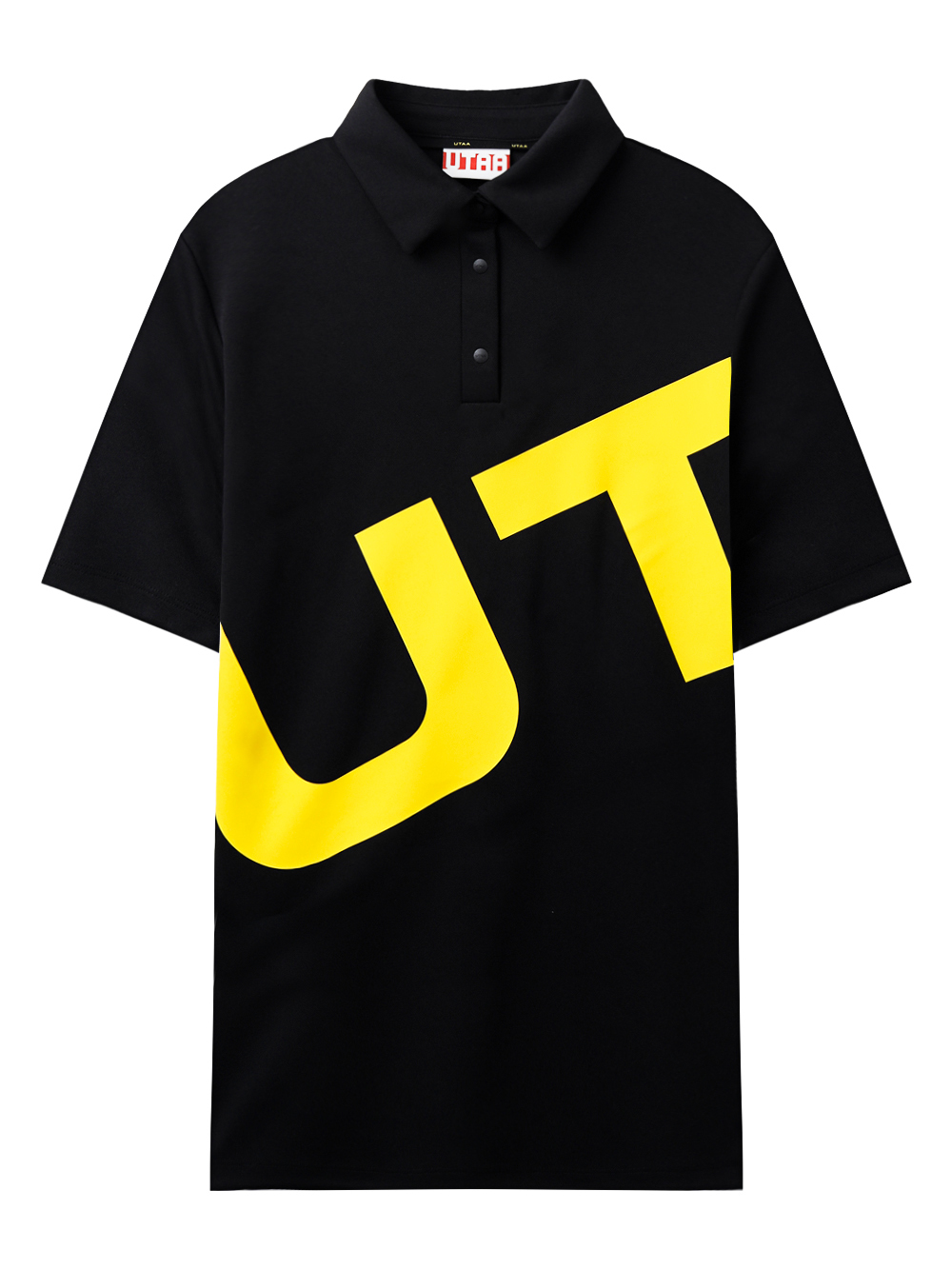 UTAA Mont Bulk Logo PK T-shirt : Men&#039;s Black (UD2TSM281BK)