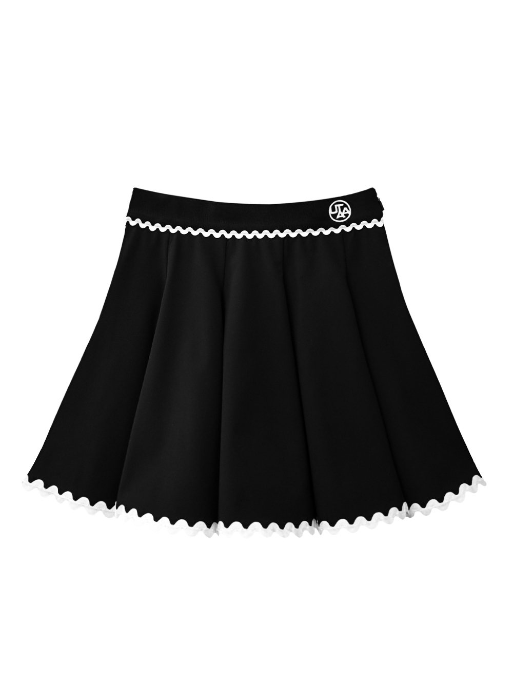 UTAA Tilde Wave Volume Flare Skirt : Black (UD2SKF220BK)