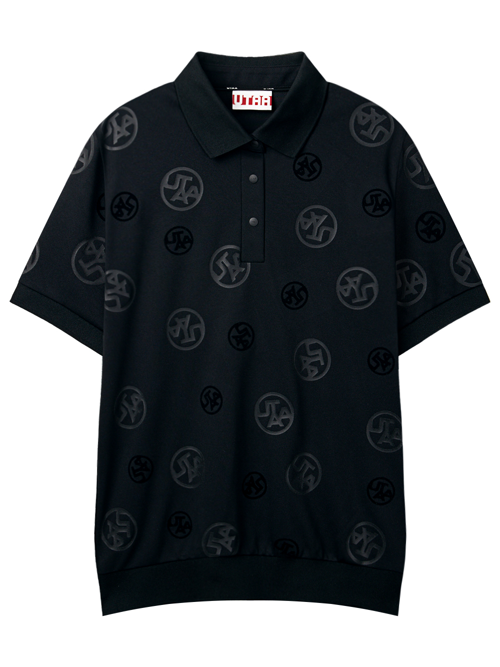 UTAA Logo Bubble PK T-shirt : Men&#039;s Black (UD2TSM295BK)