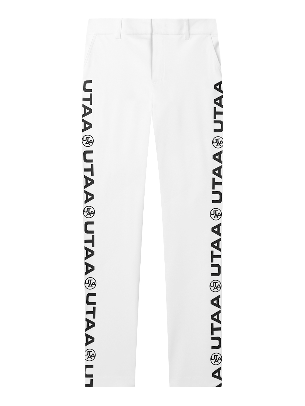 UTAA Diagonal Symbol Line Standard Pants : Men&#039;s White (UD2PTM768WH)