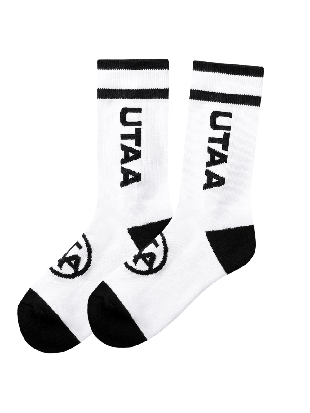 UTAA Head Logo Loop Basic Socks : Women&#039;s Black (UD0GSF170BK)