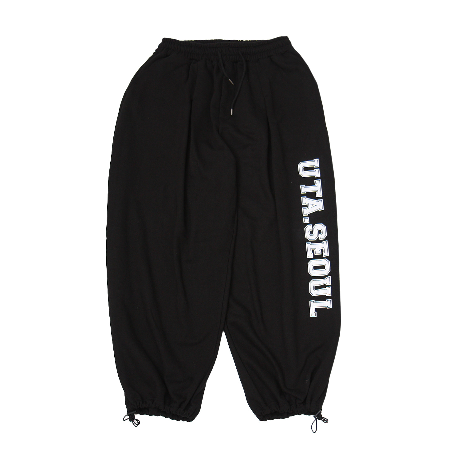 SIGNATURE SWEAT BALLOON PANTS BLACK