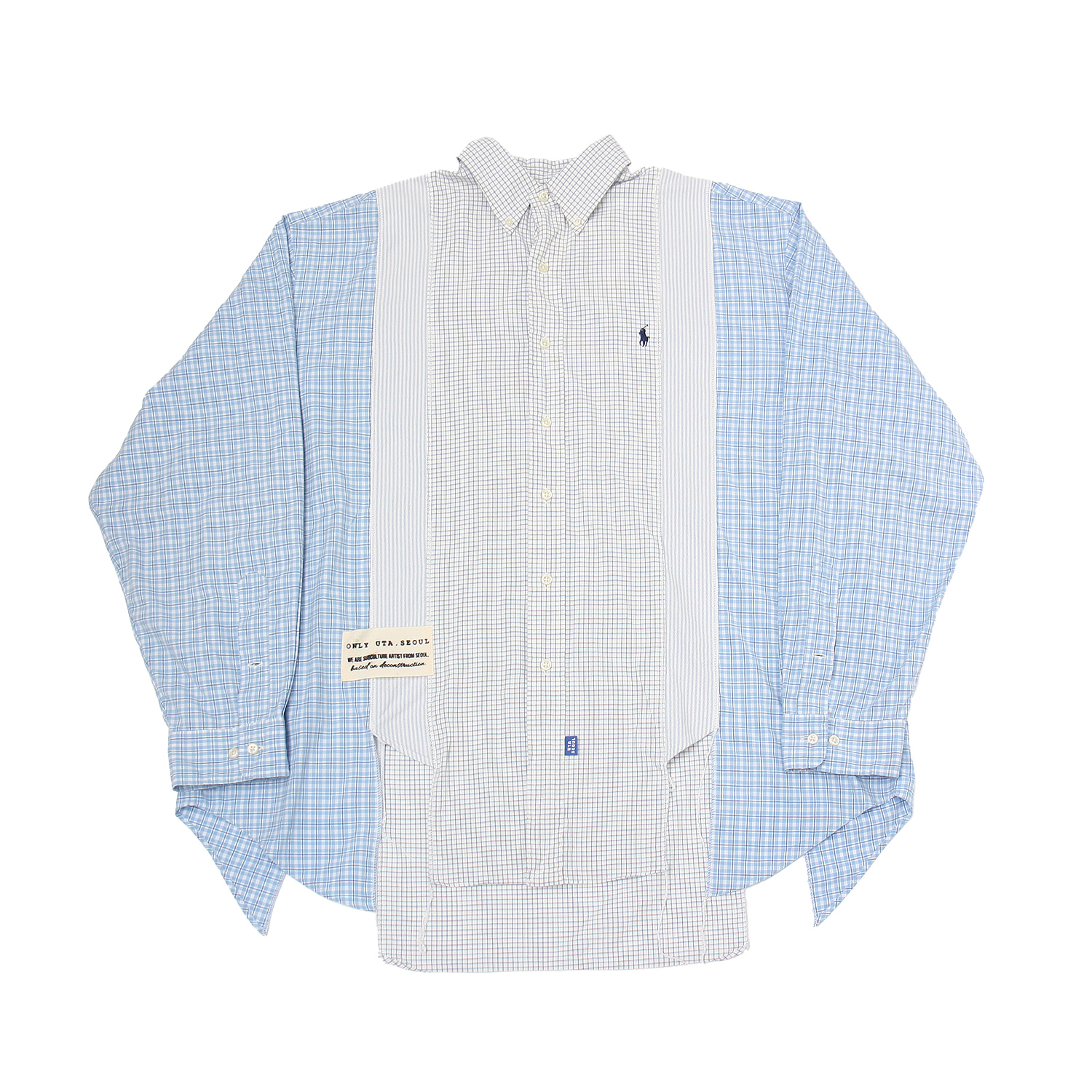 MELANGE SHIRT LIGHT BLUE