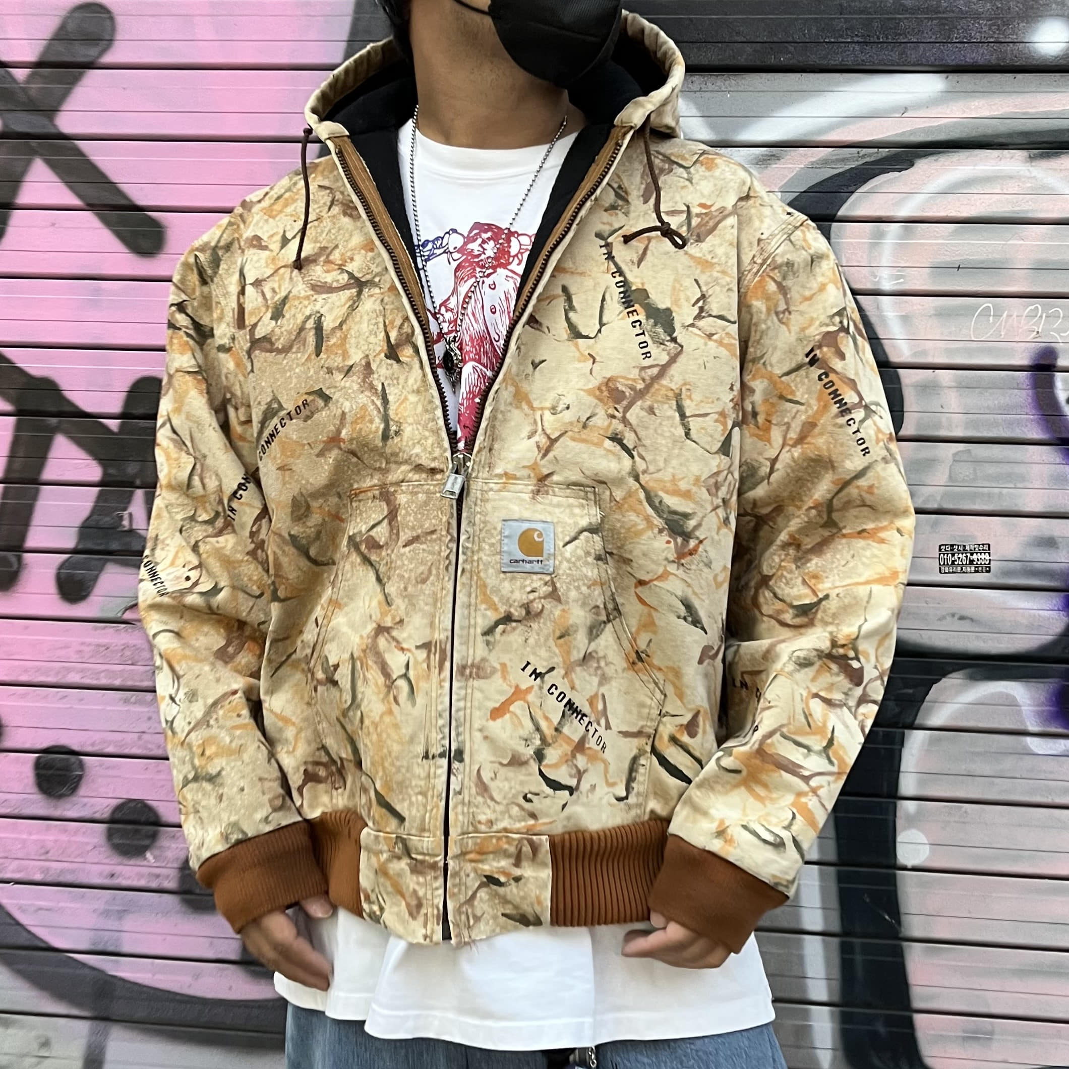 YELLOW SHARP CAMO WORKWEAR JACKET