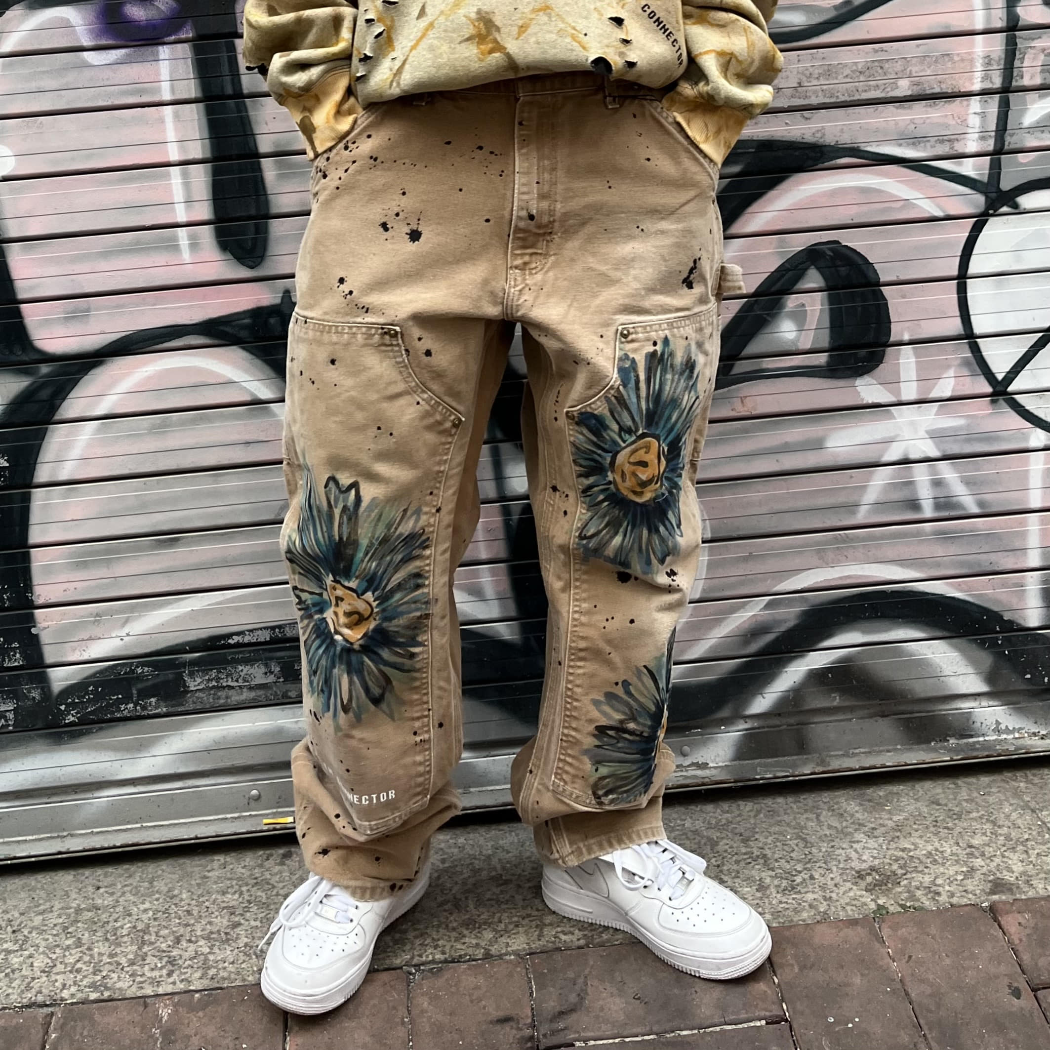 ALIVE IN DESERT DOUBLE KNEE KUSTOM PANTS