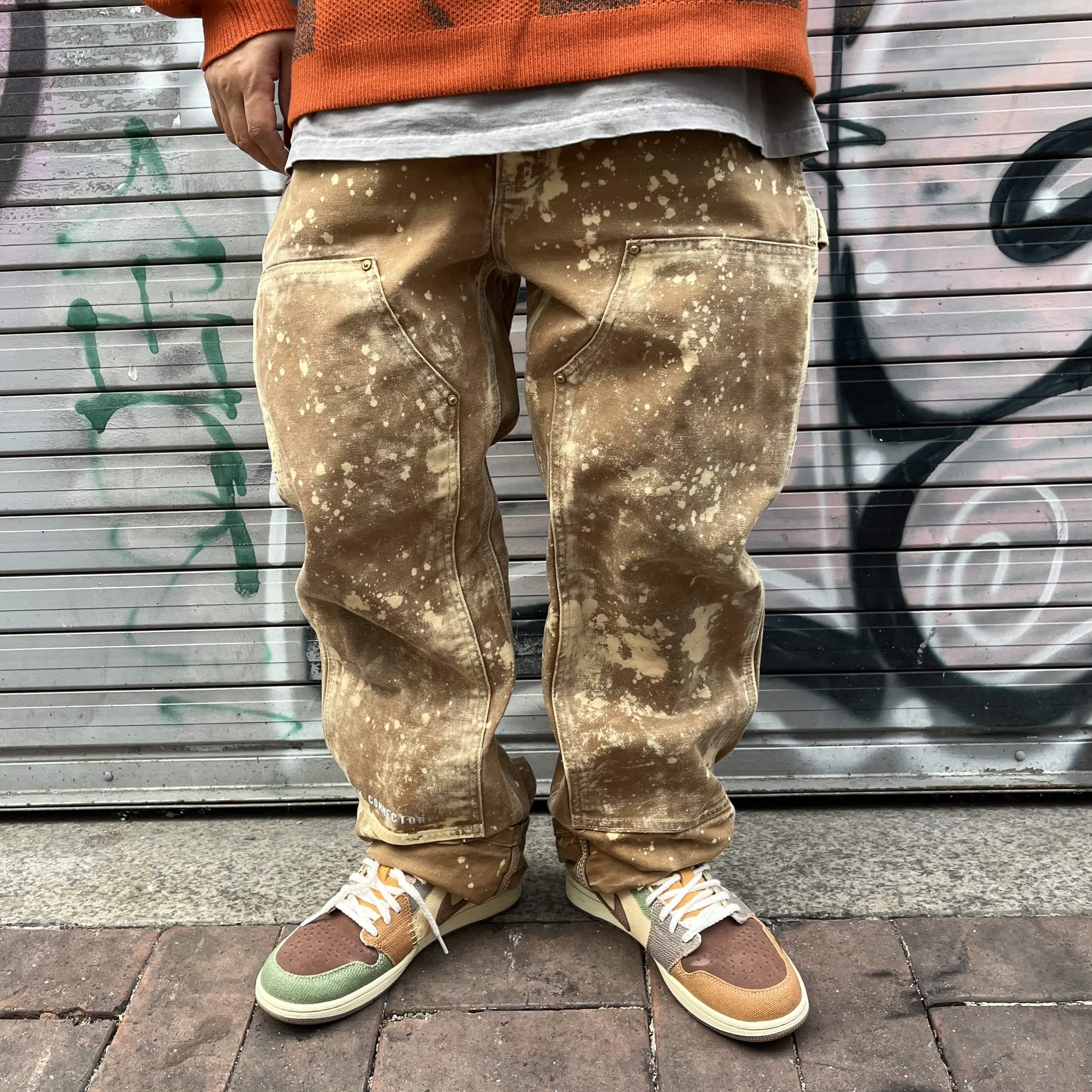 BARBARIAN DOUBLE KNEE KUSTOM PANTS BEIGE