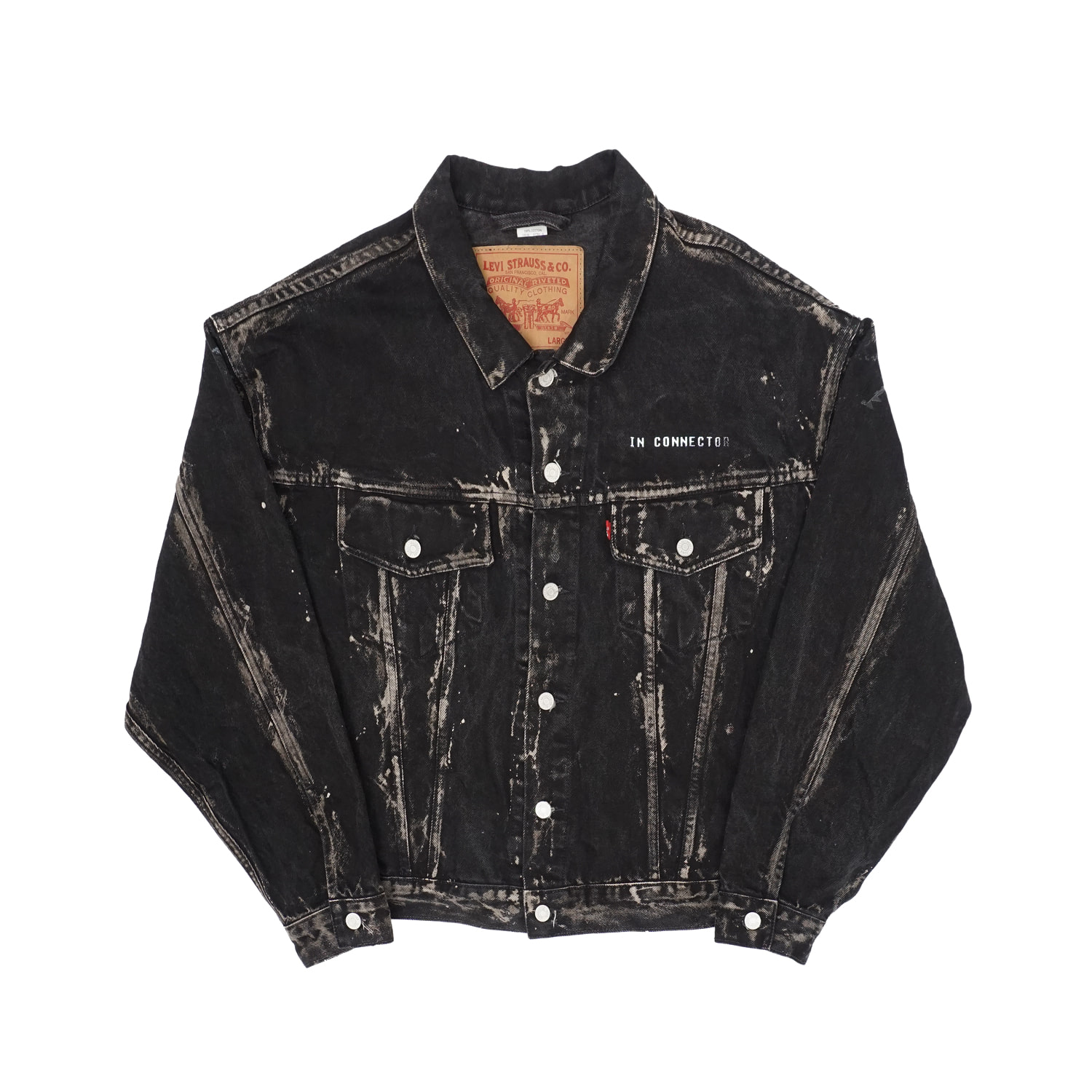 WHITE BONE KUSTOM BLACK DENIM JACKET