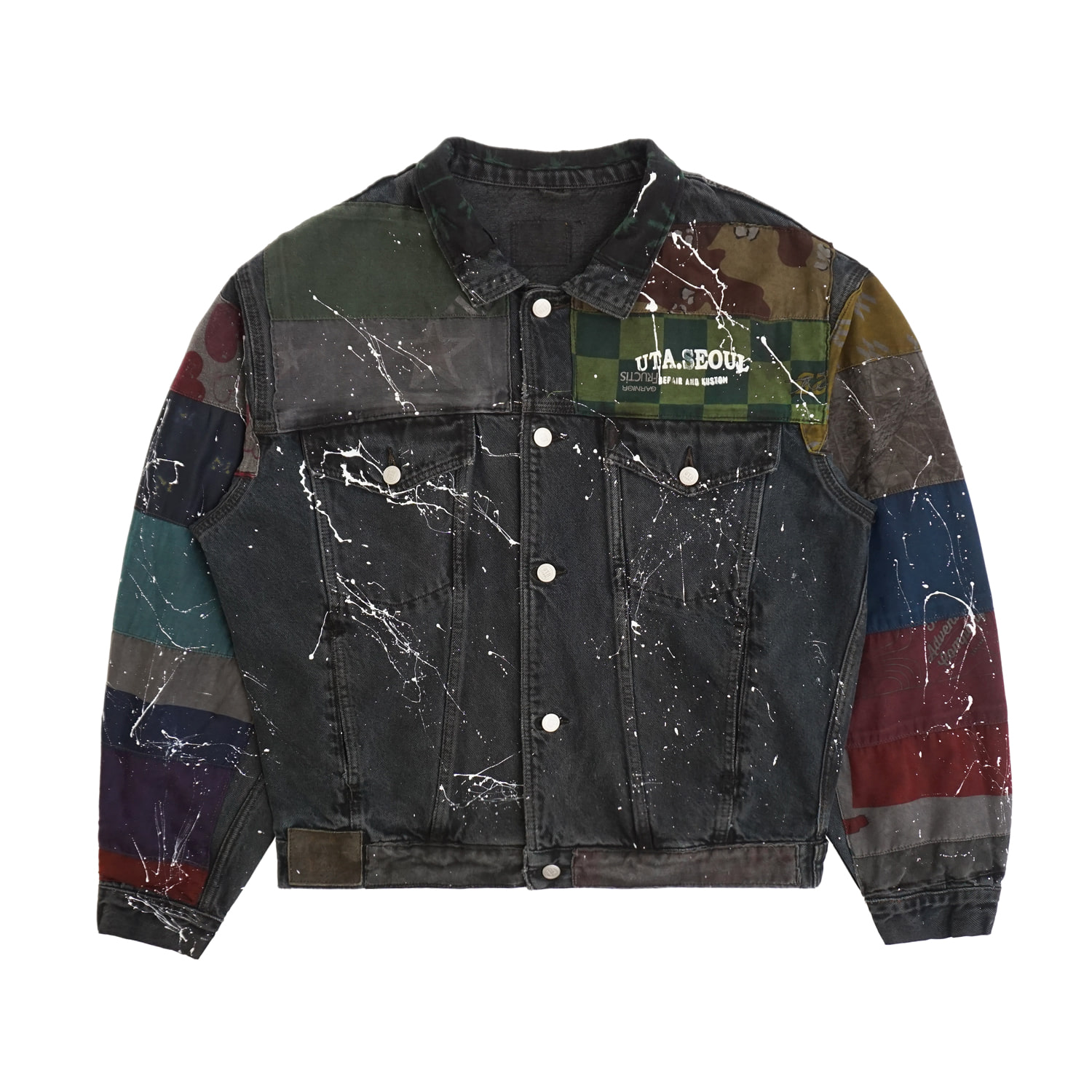 VINTAGE PIGMENT WASHING DENIM JACKET