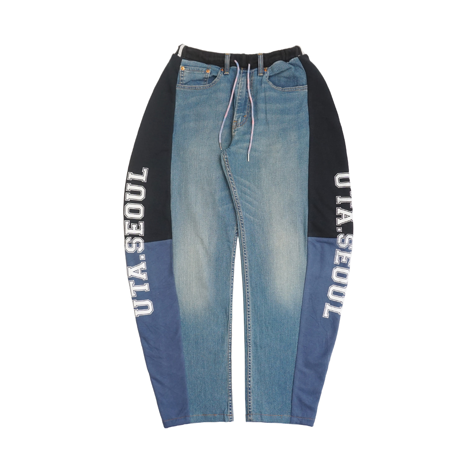 OLD SCHOOL SWEAT DENIM PANTS