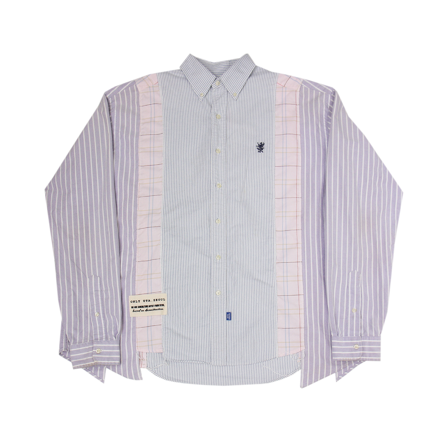 MELANGE SHIRT LIGHT PURPLE