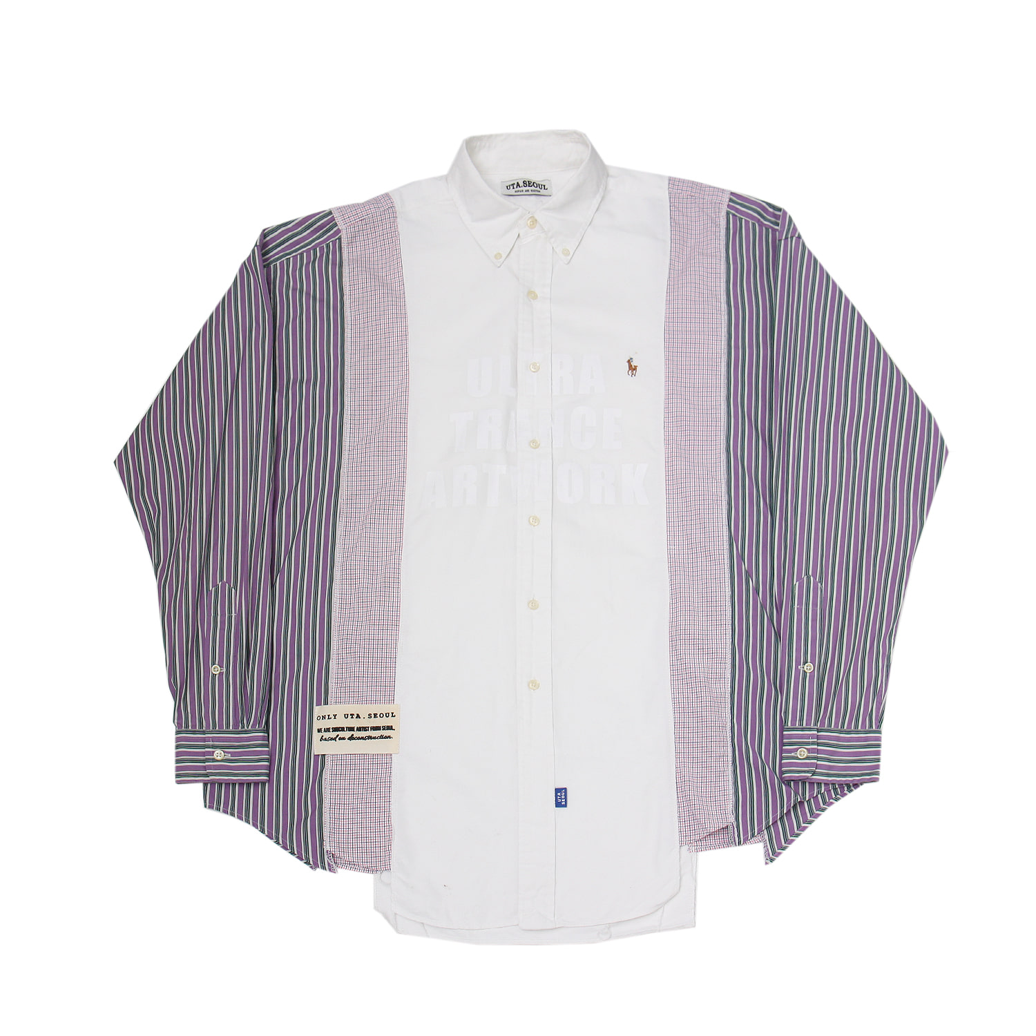 MELANGE SHIRT PURPLE