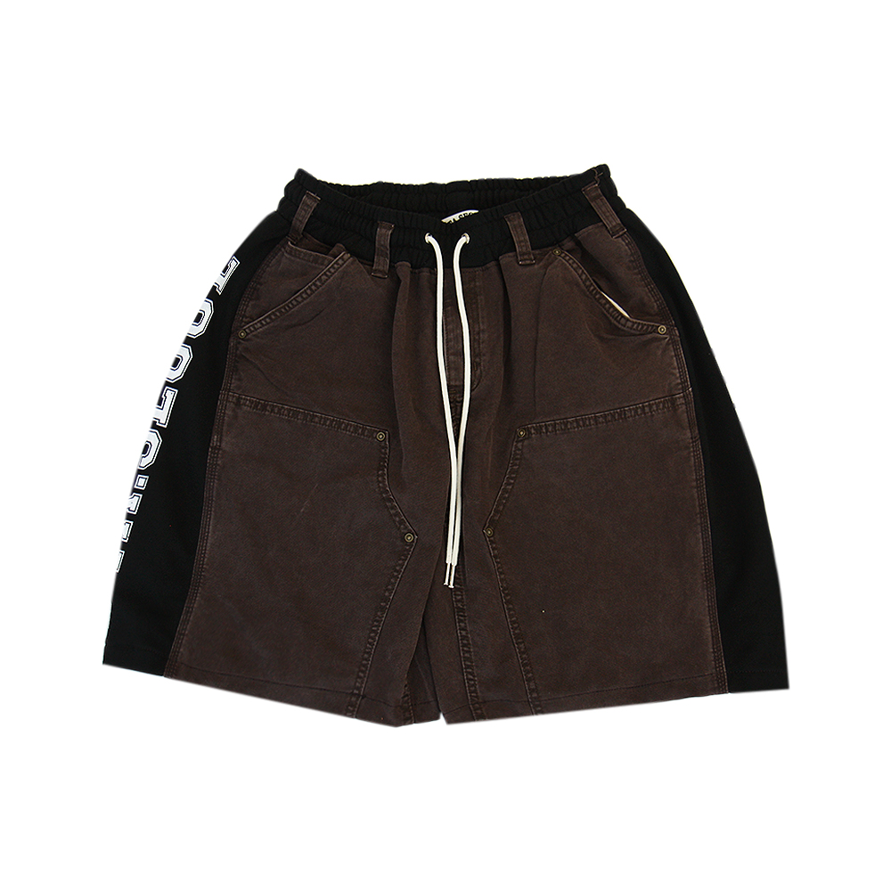 OLD SCHOOL 1 SHORTS  BROWN