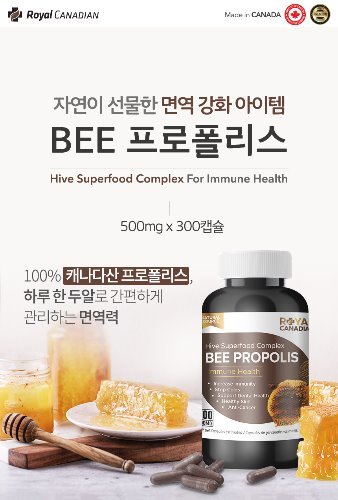 Bee 프로폴리스 500mg 300캡슐
