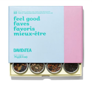 David&#039;s Tea  feel good faves 12 tea sampler
