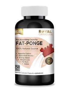 [해외 직구] 로얄캐네디언 팻폰지(Fat-ponge) 500mg 250캡슐