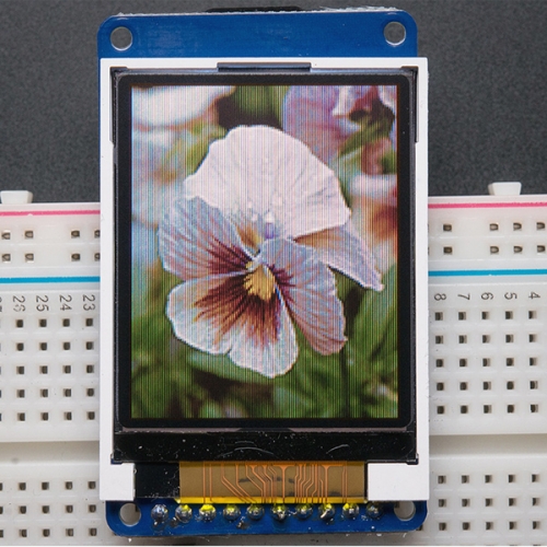 1.8 인치 컬러 TFT LCD 보드 -microSD, ST7735R (1.8&quot; Color TFT LCD display with MicroSD Card Breakout - ST7735R)