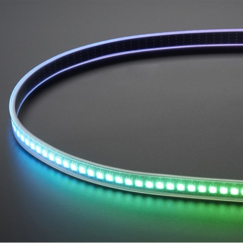 DotStar LED 스트립 - 144 RGB LED, 1미터, 검정 PCB (Adafruit DotStar Digital LED Strip - Black 144 LED/m - One Meter - BLACK)