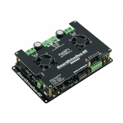 듀얼 채널 스마트 모터 드라이버 60A -RC, PWM, UART, Analog (SmartDriveDuo-60)