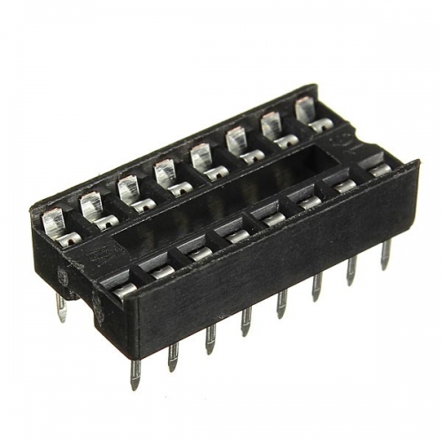 16핀 DIP IC 소켓 (16 Pin DIP IC Socket -2.54mm Pitch)