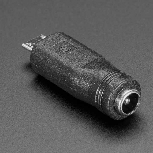 MicroUSB - 5.5/2.1mm DC 전원잭 어답터 (MicroUSB to 5.5/2.1mm DC Barrel Jack Adapter)