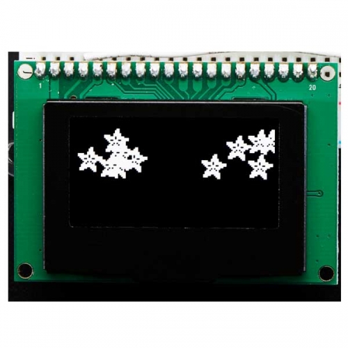 모노크롬 1.54인치 128x64 OLED 그래픽 디스플레이 (Monochrome 1.54 inch 128x64 OLED Graphic Display Module Kit)