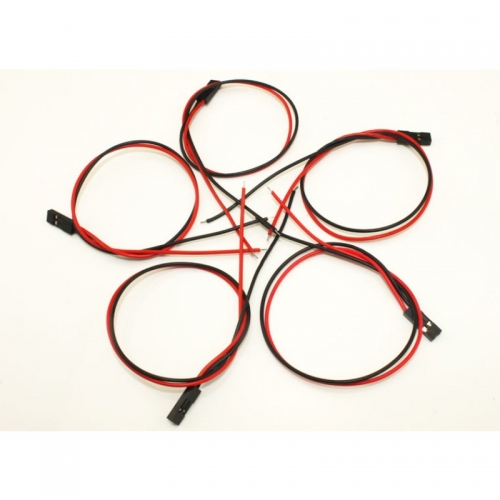 2핀 Female - wire 점퍼 5개 -25cm (2 pin S/F jumper wire - 250mm 5pcs)