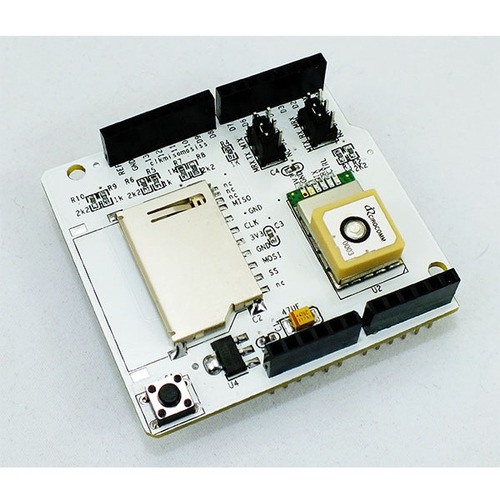 아두이노 GPS 쉴드 -SD 카드슬롯 (GPS Shield With SD Card for Arduino V2)