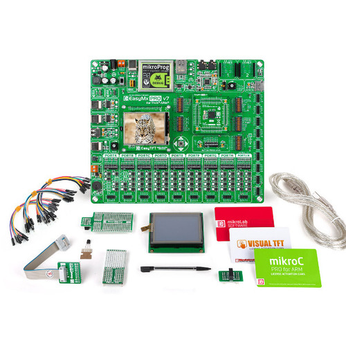 Tiva 마이크로 랩 -개발보드/컴파일러 및 모듈 키트 (mikroLAB for Tiva)