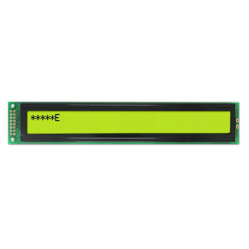 40x2 문자 LCD 모듈 -연초록바탕 검정글씨, 5V, HD44780호환 (40x2 Character LCD Module - Black on Green, 5V, HD44780 compatible)