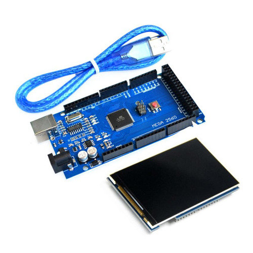 아두이노 메가 2560 및 3.5 인치 TFT LCD 쉴드 키트 (Arduino Mega 2560 with 3.5 inch TFT LCD)