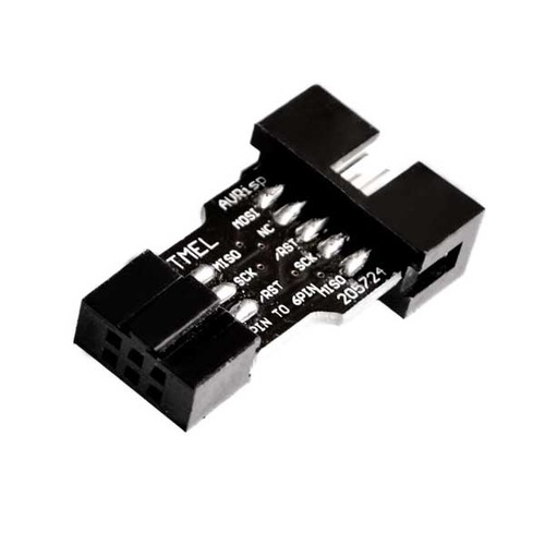USBASP 프로그래머용 10핀 - 6핀 아답터 (10 Pin - 6 Pin Adapter for USBASP Programmer)