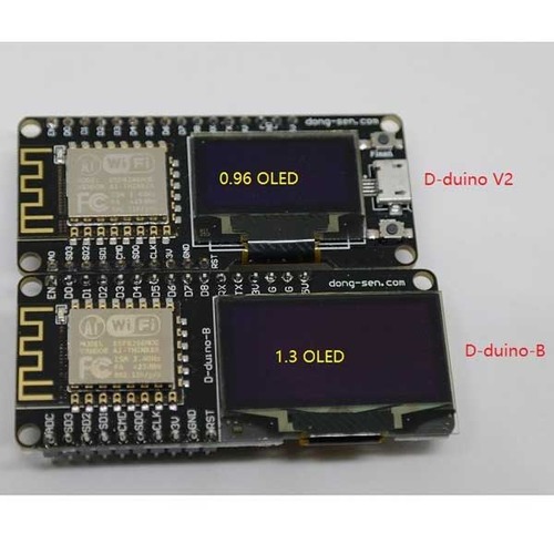 1.3인치 OLED 디두이노 V2 -ESP8266 (D-duino-B - Arduino + NodeMCU + ESP8266 + 1.3OLED)