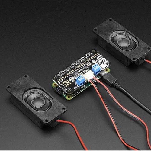 I2S 3W 스테레오 앰프 스피커 쉴드 -라즈베리 파이용 (Adafruit I2S 3W Stereo Speaker Bonnet for Raspberry Pi - Mini Kit)