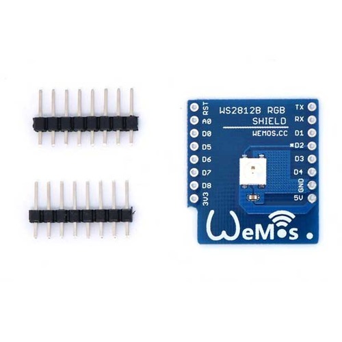 WS2812B RGB LED 쉴드 -Wemos D1 미니용 (WS2812B RGB SHIELD for WeMos D1 mini)