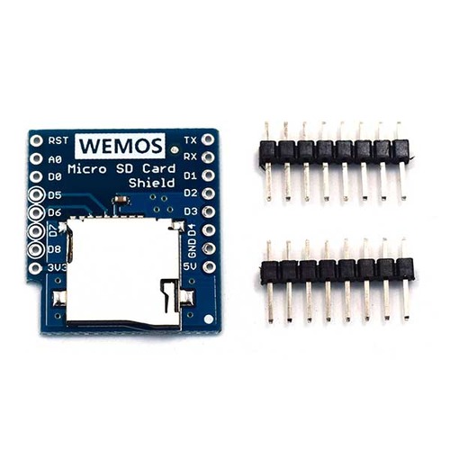 microSD 쉴드 -Wemos D1 미니용 (Micro SD Shield for WeMos D1 mini)