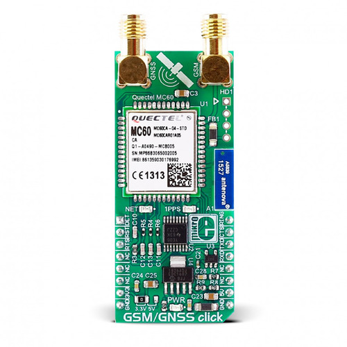 GSM/GNSS 모듈 -MC60 (GSM/GNSS click)
