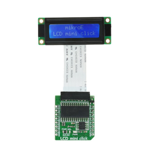 16x2 LCD 및 SPI LCD 모듈 (LCD mini click)