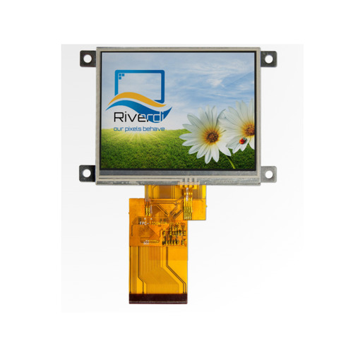 리버디 표준 3.5인치 TFT 디스플레이 -감압식 터치, 마운트, RGB 인터페이스 (Standard 3.5 inch TFT display with Resistive Touch, Mount Frame, RGB Interface -RVT3.5A320240TFWR00)