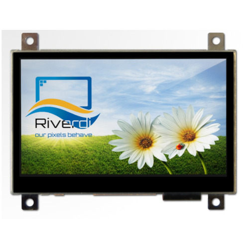 리버디 표준 4.3인치 TFT 디스플레이 -정전식 터치, 마운트, FT801 (Standard 4.3 inch TFT display with Capacitive Touch, Mount Frame, FT801 -RVT4.3B480272CFWC81)