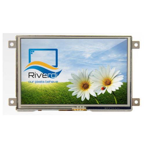 리버디 표준 5인치 TFT 디스플레이 -감압식 터치, 마운트, FT812 (Standard 5 inch TFT display with Resistive Touch, Mount Frame, FT812 -RVT50AQFFWR00)
