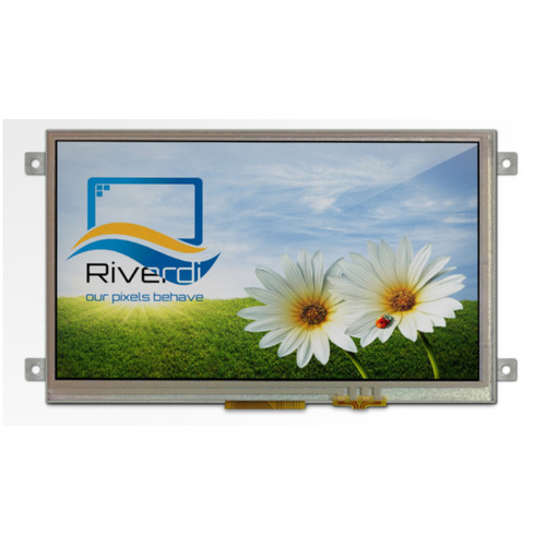 리버디 표준 7인치 TFT 디스플레이 -감압식 터치, 마운트, LVDS 인터페이스 (Standard 7 inch TFT display with Resistive Touch, Mount Frame, LVDS interface -RVT70AQLFWR00)