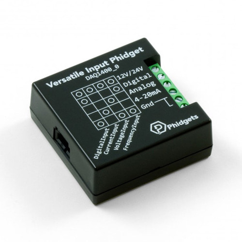 멀티 센서 인터페이스 모듈 -디지털 입력, 아날로그 전압, 4-20mA (Versatile Input Phidget)