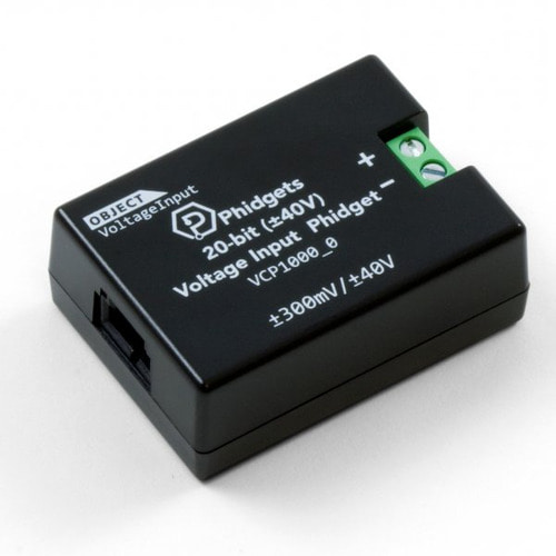 20비트 (+/-40V) 전압 측정 모듈 -77 microVolt 분해능 (20-bit (±40V) Voltage Input Phidget)