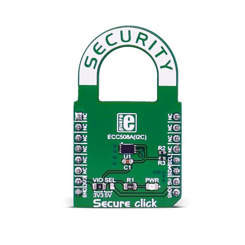 ATECC508A 크라입토그래픽 코프로세서 모듈 -ECDH (Secure click)