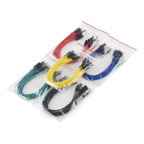 점퍼 와이어 세트 100개 -male-male (Jumper Wires Premium 6 Inch M/M Pack of 100)