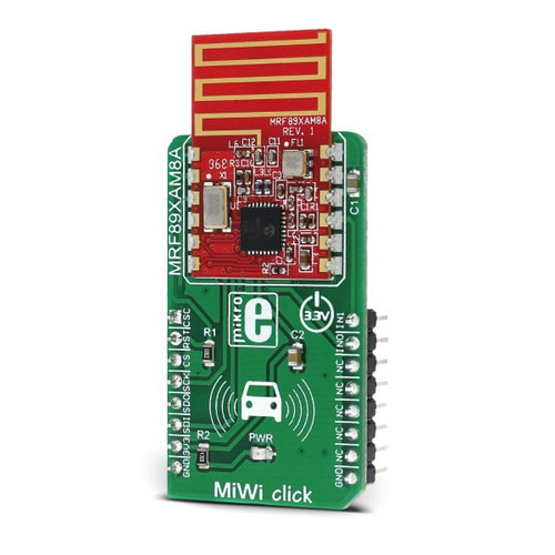 1Ghz 저전력 트랜시버 모듈 -MRF89XAM8A (MiWi click)